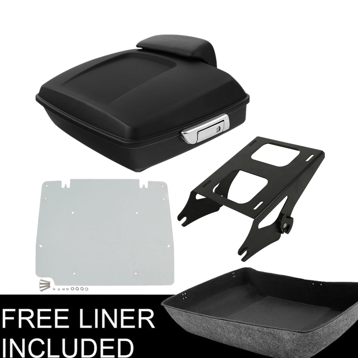 Trunk Pad Mount Rack Base Plate for Harley Davidson Touring (2014–2025)