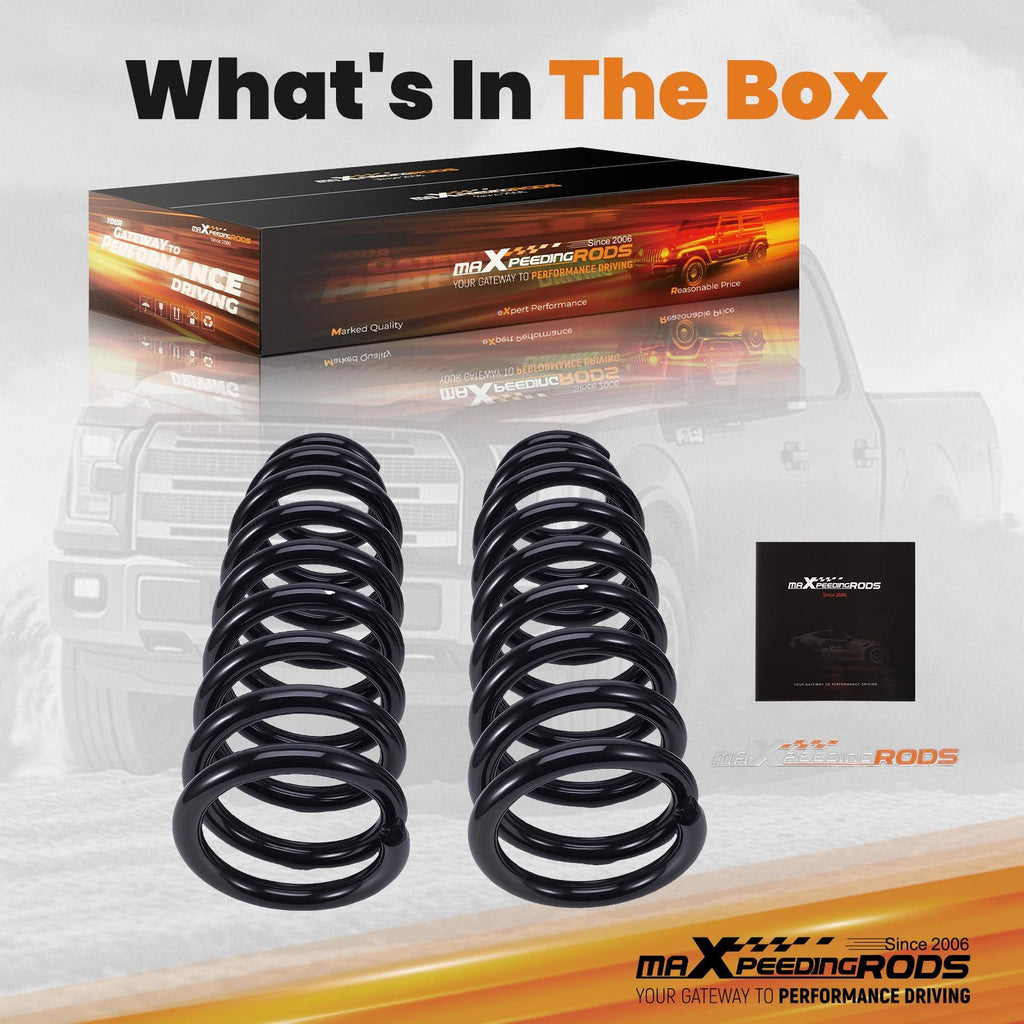 3" Racing Suspension Drop Coils for Ford F-150 2WD (2015–2020)