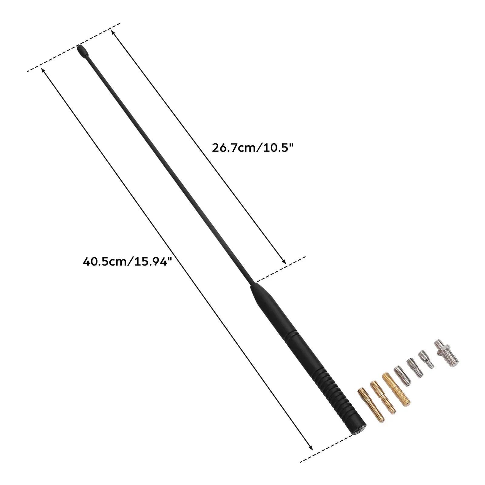 Antenna Kit for Harley Touring, Tri, Road King, Street, Electra Glide (1986-2023)