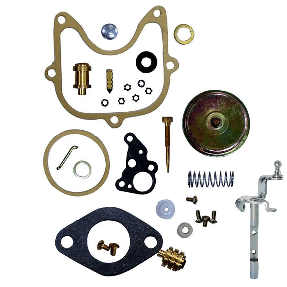 Carburetor Kit with Throttle Shaft for Ford 2000 3000 4000 5000 (All Years)