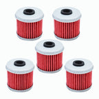 Set of 5 Oil Filters for Honda TRX450R CRF150R CRF250X CRF450R (2004–2023)