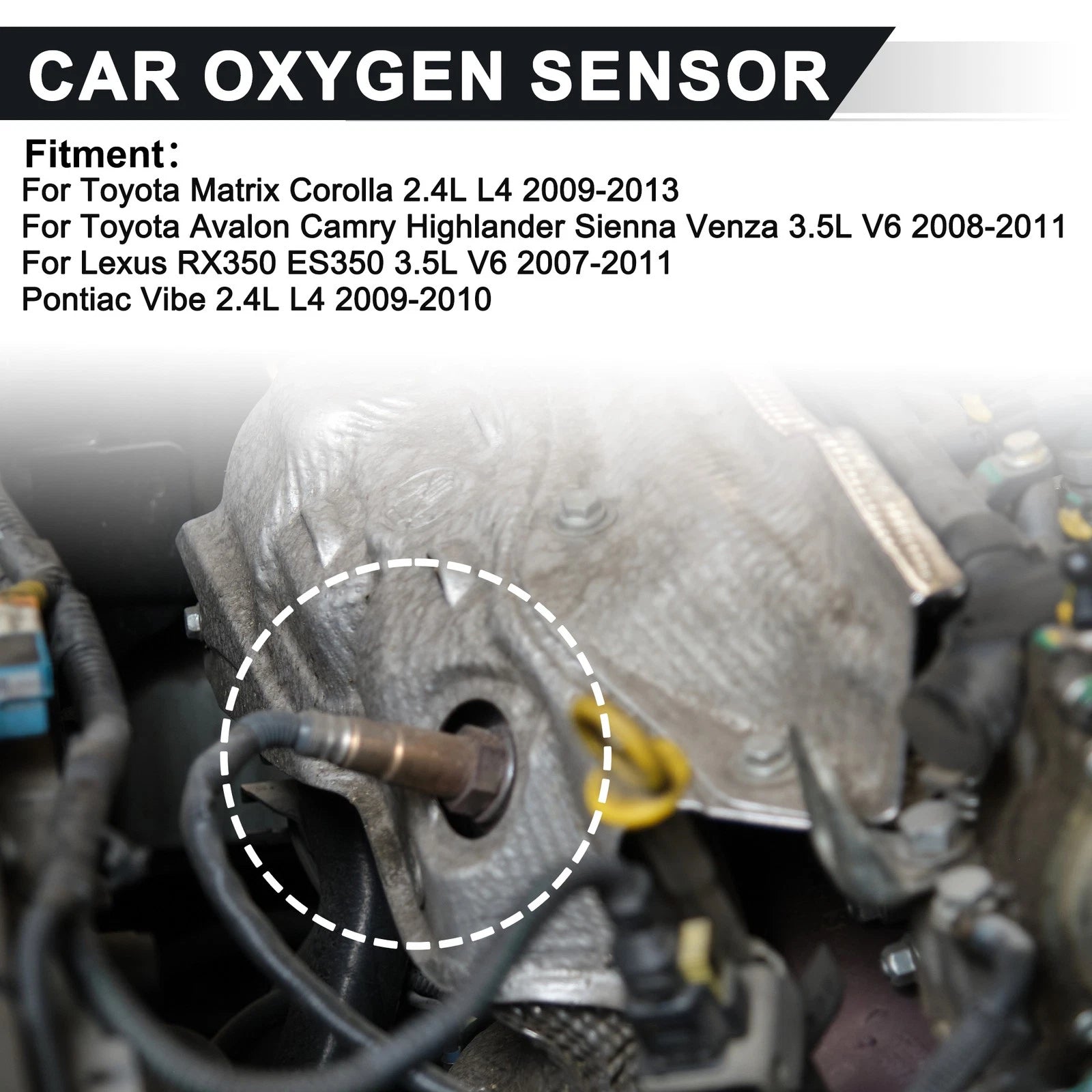 Upstream Oxygen Sensor for Toyota Matrix Corolla 2.4L L4 (2009–2013) 234-9008