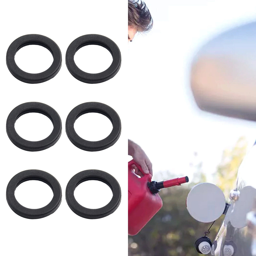 6pcs Rubber Gasket for Gott Gas Can Spout (Nozzle Replacement)