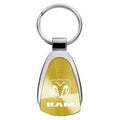 Gold Teardrop Keychain KCGOLD.RAM - Officially Licensed for Dodge RAM