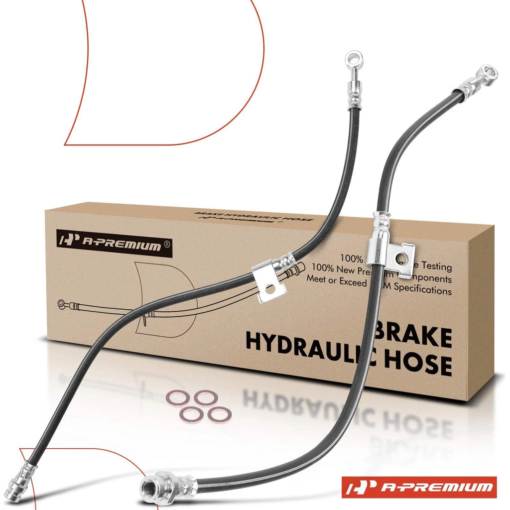 2X Front Brake Hydraulic Hose for Kia Borrego (2009–2010)