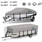 Pontoon Boat Cover for Neverland 14-24ft (Waterproof, UV, Heavy Duty)