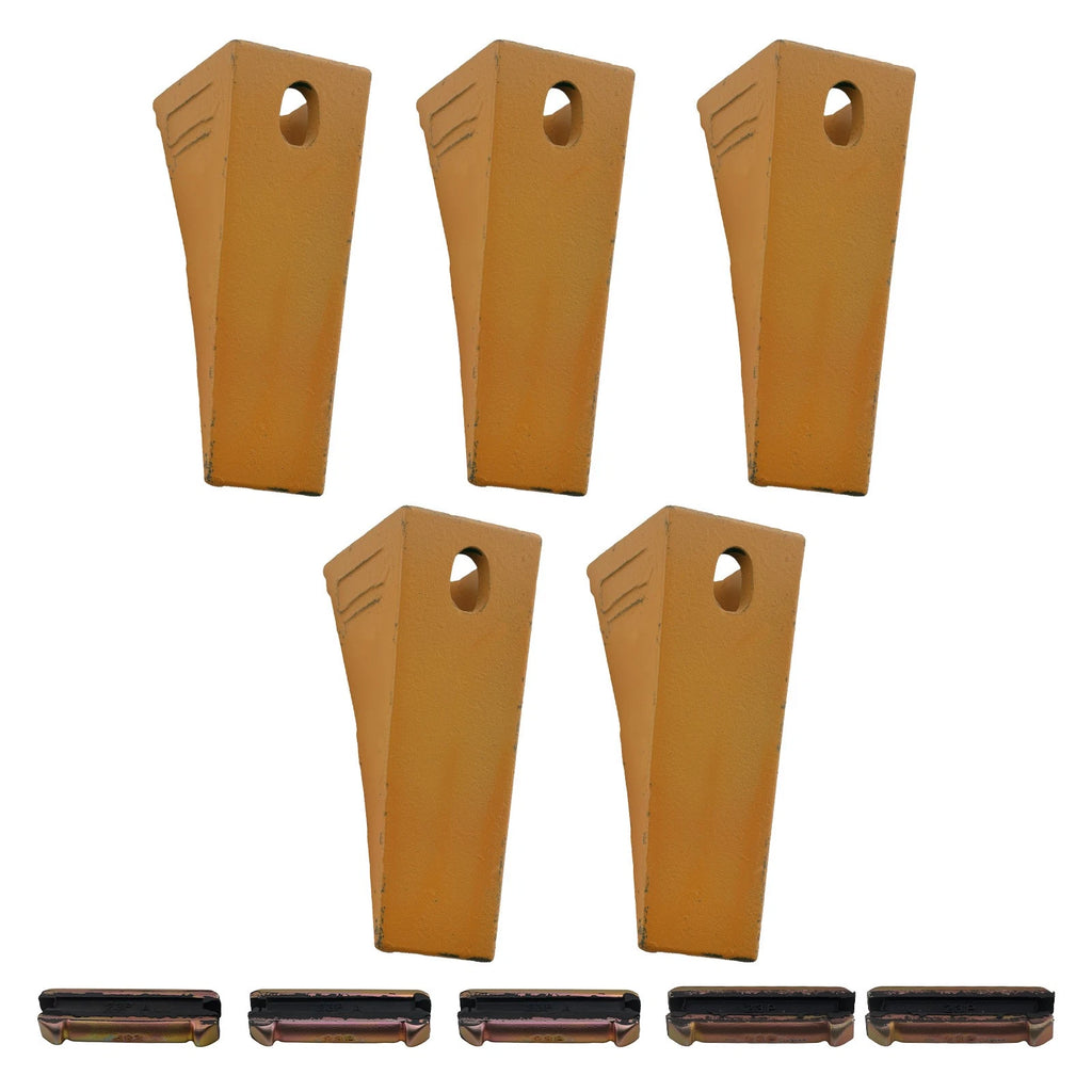 5 PCS Bucket Teeth for Bobcat Mini Excavators Skid Steers (6737326)