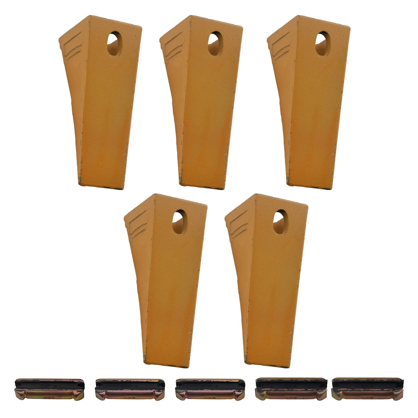 5 PCS Bucket Teeth for Bobcat Mini Excavators Skid Steers (6737326)