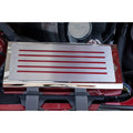 Fuse Box Cover w/White Carbon Fiber Inlay&Brushed Top Plate for 15-16 Mustang GT