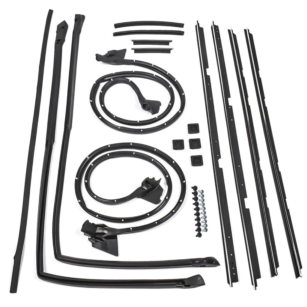 17 Pcs Weatherstripping Seal Kit for El Camino (1978–1987)