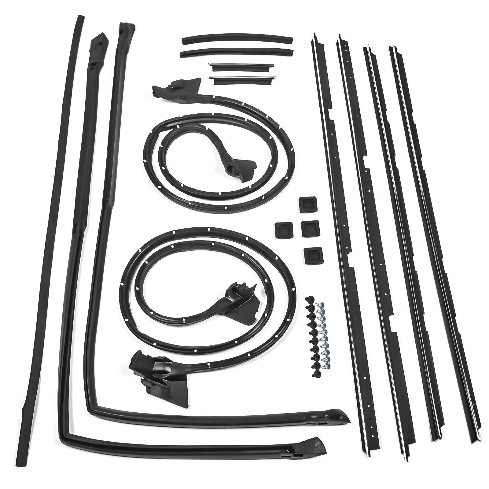 17 Pcs Weatherstripping Seal Kit for El Camino (1978–1987)