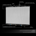 Aluminum Replacement Radiator for Lexus RX350 RX450H (2016–2020) DPI 13596