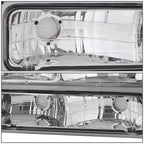 Chrome Housing Headlight + Amber Corner Lamps for GMC C/K Pickup (1994–2000)