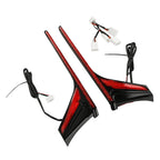 Rear Vertical LED Red Light Lens Strips for Honda Goldwing GL1800 (2012–2017)