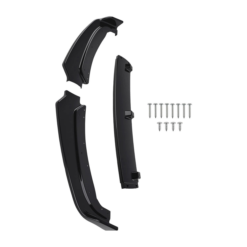 Gloss Black Front Bumper Splitter Lip for BMW F30 320i 328i (2012–2015)