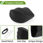Gear Shift Knob Cover for Toyota Highlander (2008–2013) Black Faux Leather