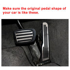 Stainless Steel Brake Gas Pedal Covers for Cadillac ATS ATS-V ATS-L CT6 CT5