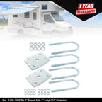 Set of 5 Trailer U Bolt Kits for Heavy-Duty Trailers