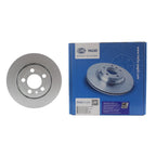 Hella 256mm Rear Coated Disc Brake Rotor for Audi TT Quattro VW Golf Jetta R32 (2000–2015)