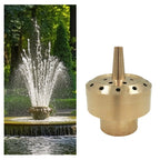 Brass Column Fountain Nozzle for Pond Garden (1/2")