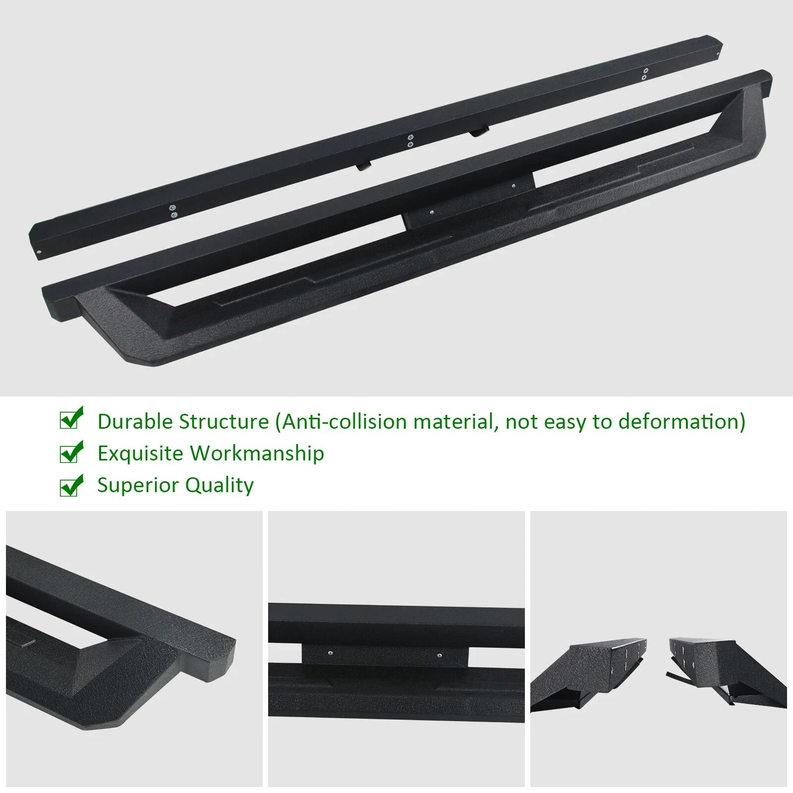 Running Boards Side Step for Chevrolet Silverado GMC Sierra (2007–2019)