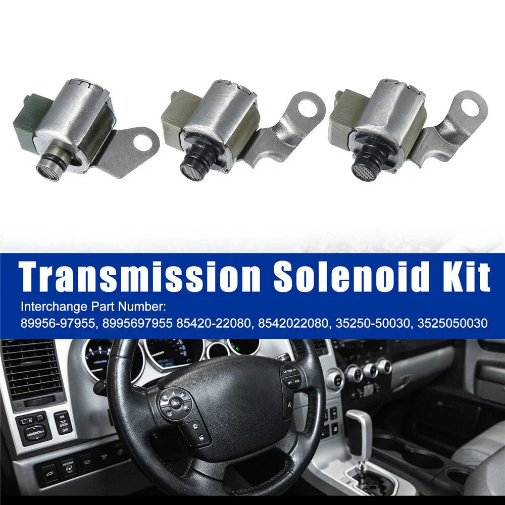 Transmission Solenoid Kit for Jeep Cherokee, Wagoneer, Toyota T100 (1993-2004)
