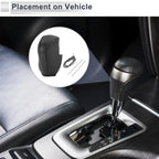 Gear Shift Knob Cover for Honda Civic (2012–2014) Black Carbon Fiber