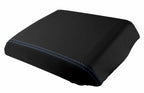 Leather Console Lid Armrest Cover for Hummer H2 (2005–2007) Blue Stitch