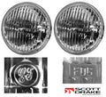Fog Light Lamps Clear Sealed Beam Pair for 1964-1968 Ford Mustang GT