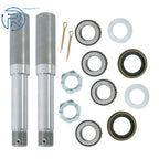 Set of 2 Trailer Axle Round Spindles Kit 1-1/4" × 8-1/4"