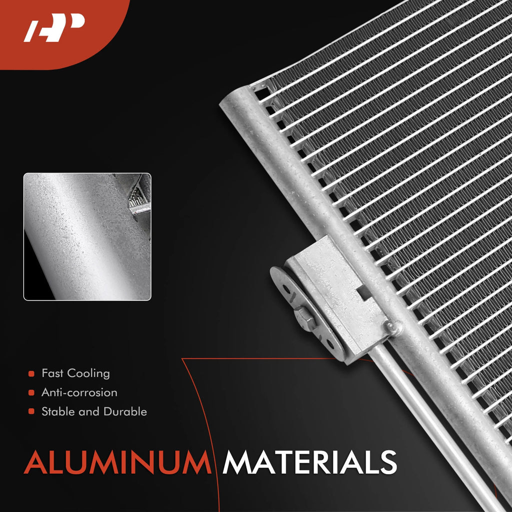 A/C Condenser with Receiver Drier for Cadillac ELR (2014-2016)