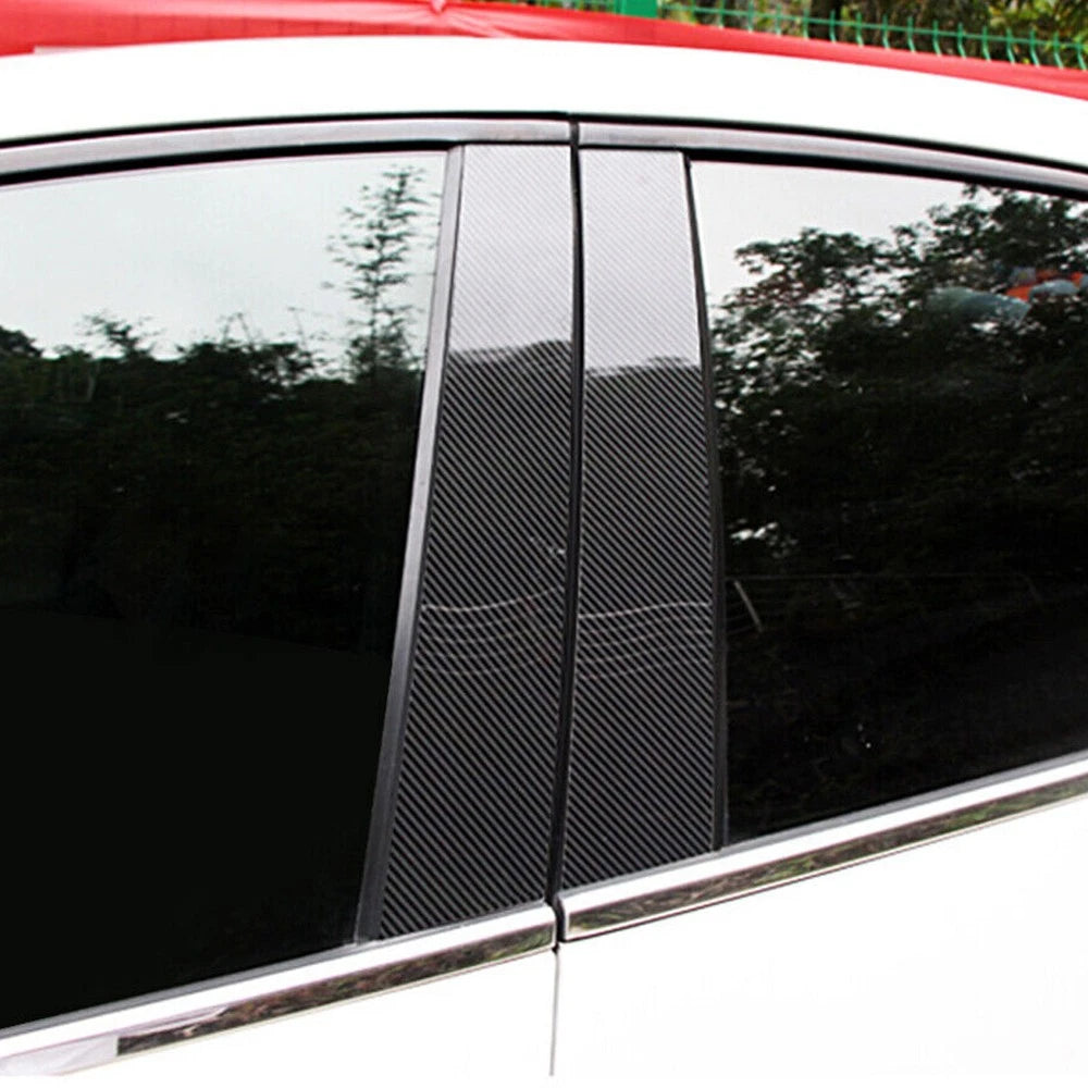 6X Car Pillar Trim Post Covers for Dodge Charger (2011-2021)