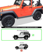 Running Boards for Jeep Wrangler JK 2007-2018 (6 Inch)