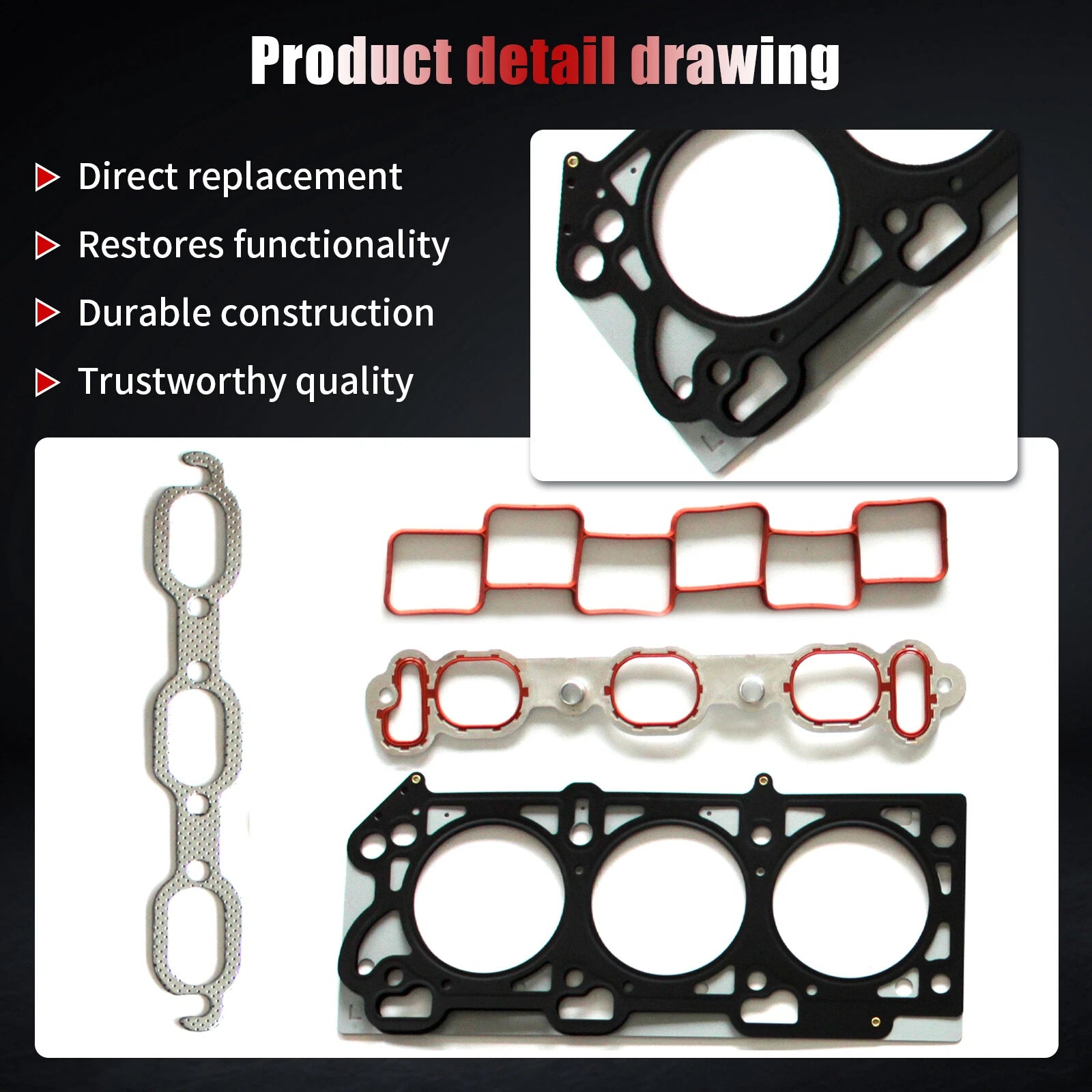 Head Gasket Kit for Dodge Charger Chrysler 300 (1999-2006)