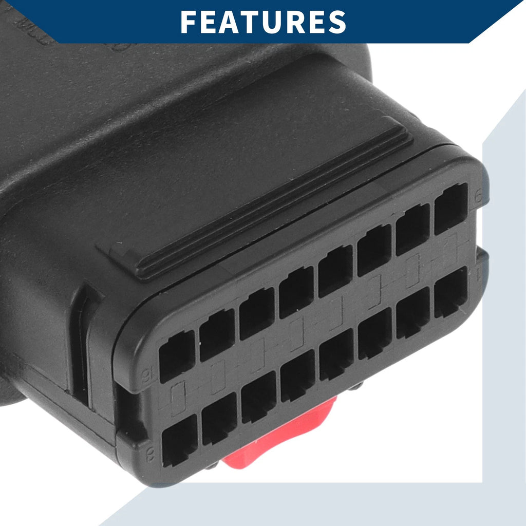 16 Pins Headlight Socket Plug for Ford Mondeo 