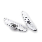 Pair Side Marker Light Turn Signal Lamp Clear 63137165915 for BMW E46 (2002–2005)
