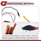 Rear View Camera Adapter Wire Harness RCA for VW & BMW