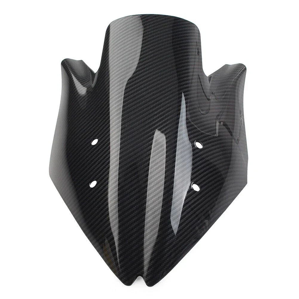 Black Carbon Fiber ABS Windshield for KAWASAKI Z1000 (2007-2009)