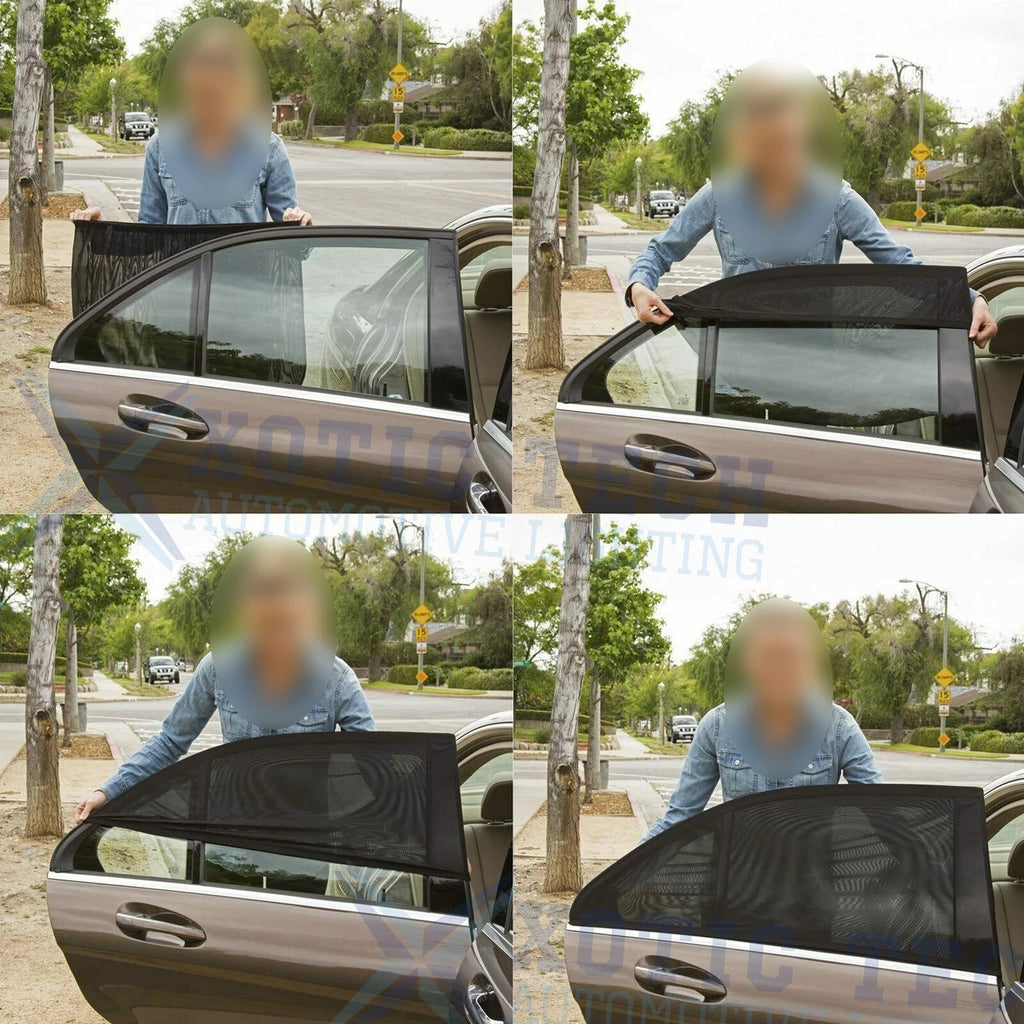 Car Side Window Sun Shade Mesh Cover for 4 Seats (2017-2020)