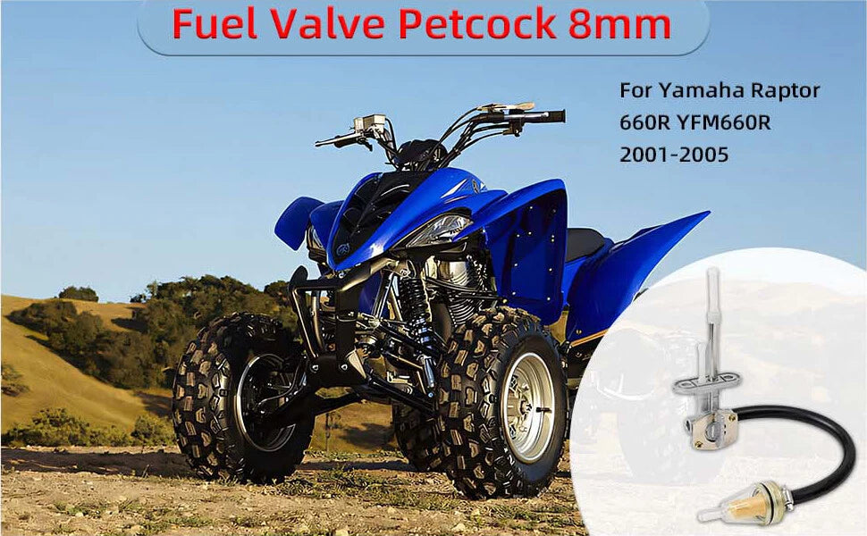 Fuel Valve Petcock Shut Off for Yamaha TW200 XT350 PW80 TTR125 TTR230 (1990-2023)