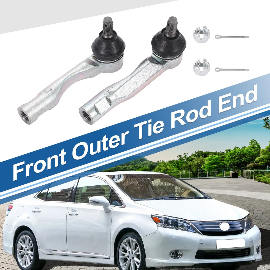 2X Front Outer Tie Rod Ends for Lexus IS300 (2001–2005) No. 45460-59035/45470-59035