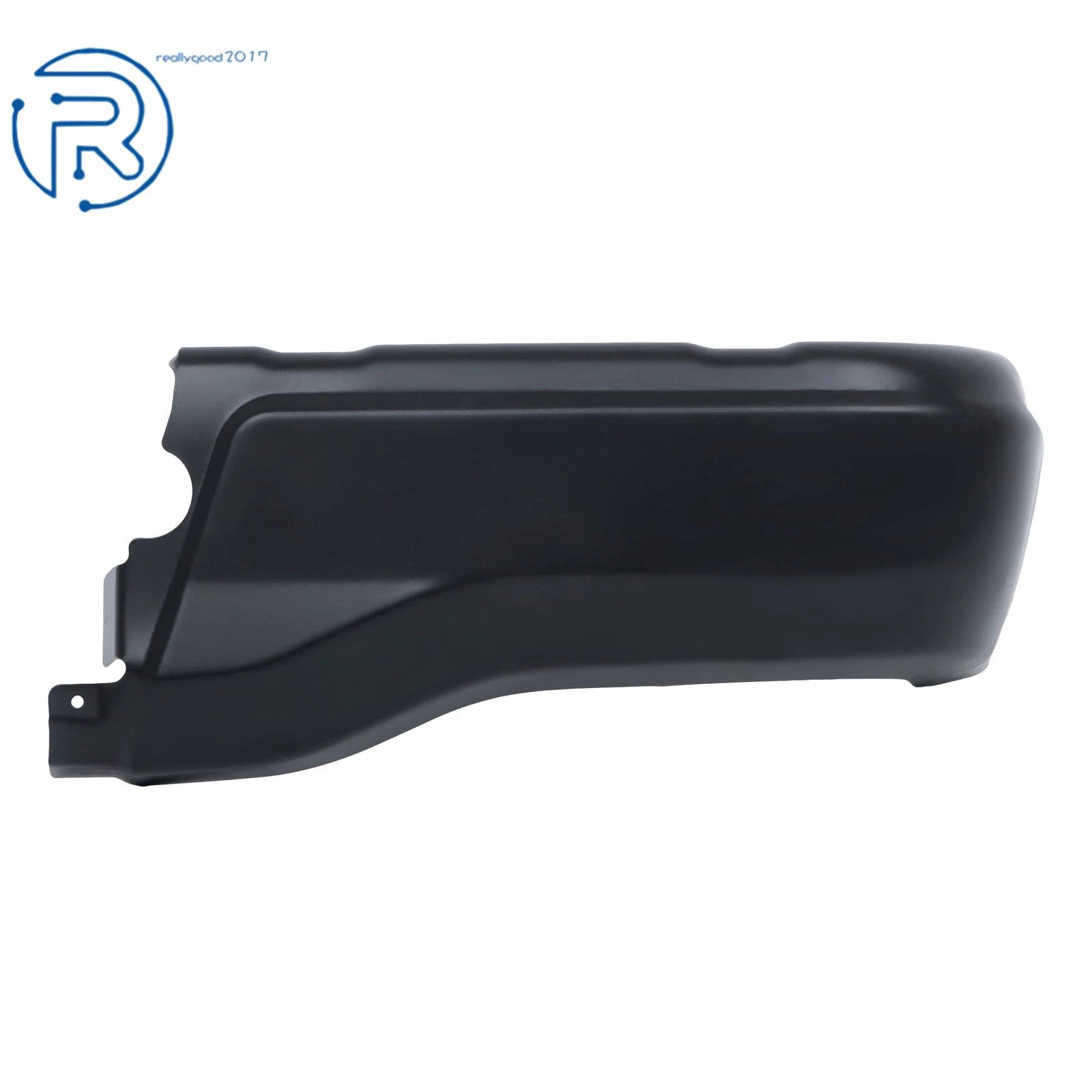 Right Hand Bumper End for Ford Ranger (2019-2023) Black Non-Perforated