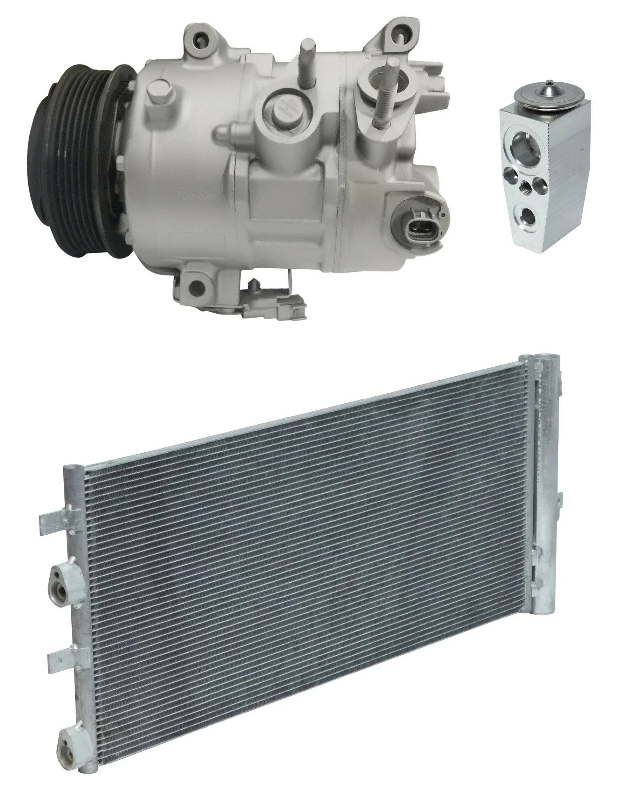 A/C Compressor Kit With Condenser Replacement for Ford Fusion (2020–2020)