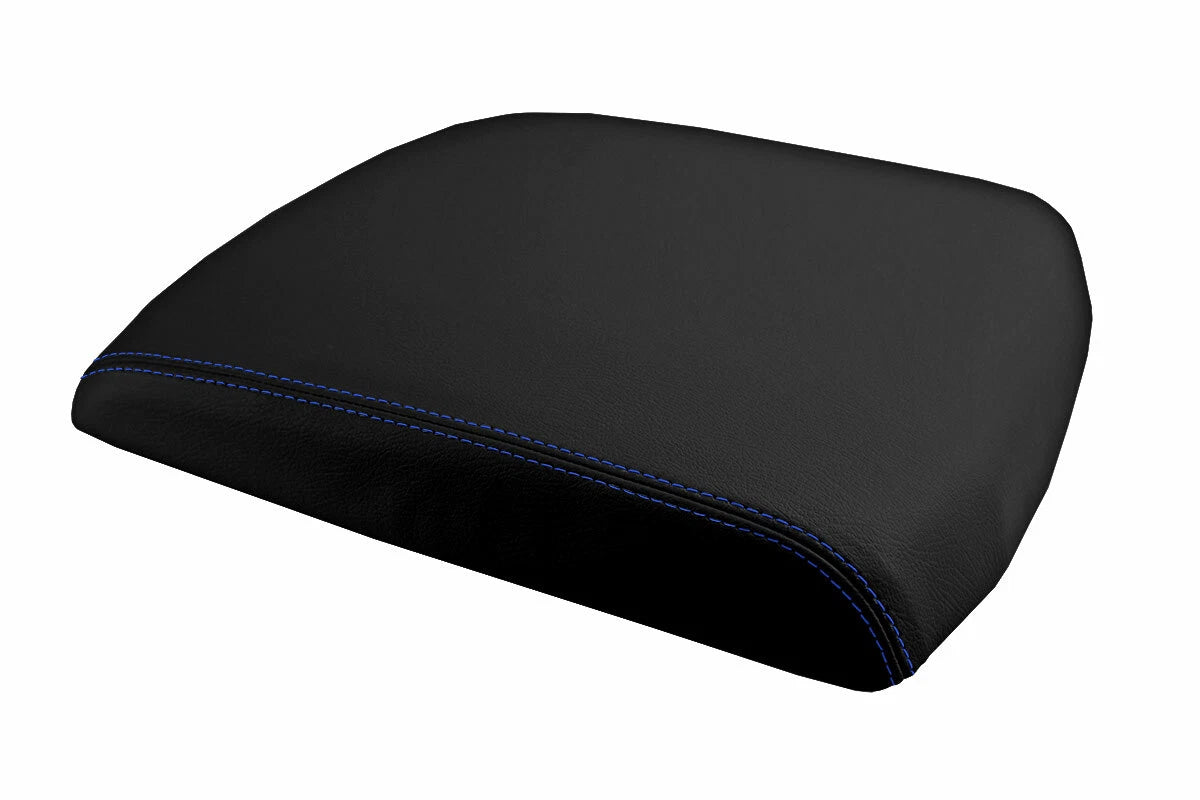 Armrest Cover for Dodge Ram (2009–2016) - Leather, Blue Stitch