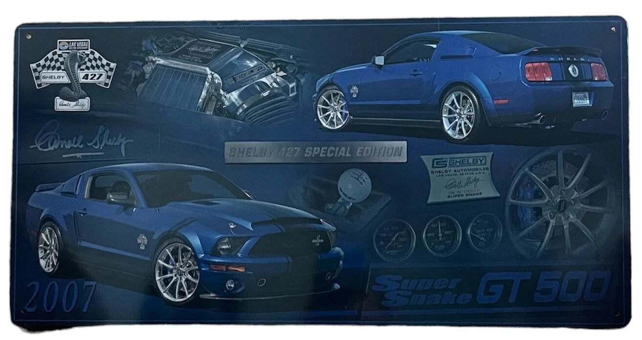 Metal Sign for Shelby 427 Special Edition (2007)