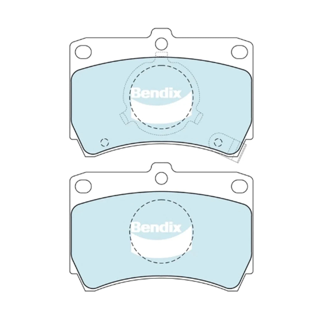 Front Disc Brake Pad Set for Ford Meteor GC B6 (1985-1987)