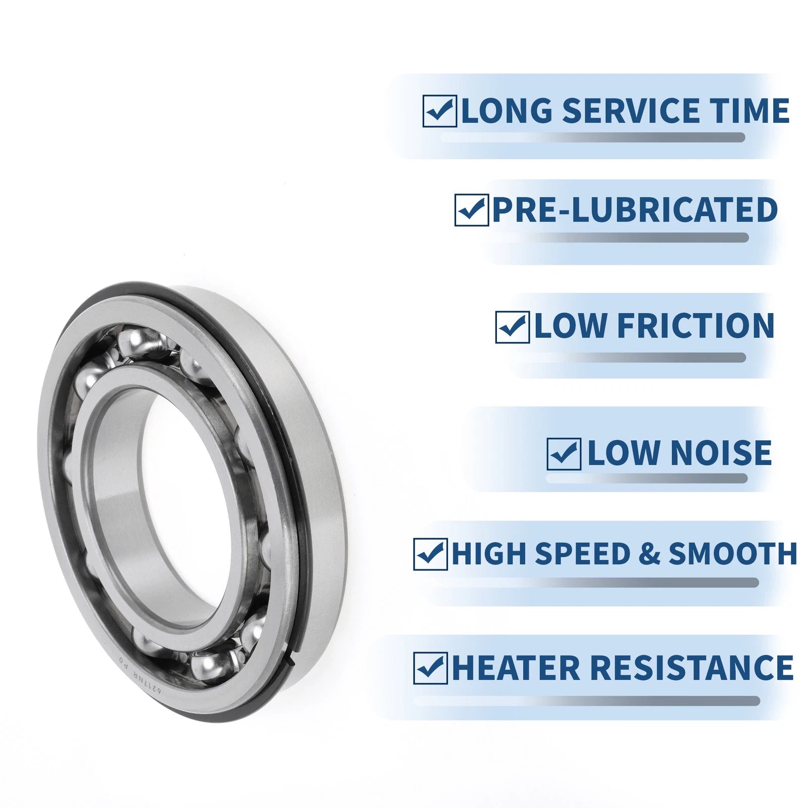 Deep Groove Ball Bearing 6217NR for Scooter Skateboard Wheel (P0 85x150x28mm)