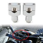 Handlebar Adapter Risers Clamp Mounts for Harley Fatboy (1990–2023)