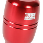 Cylindrical Shift Knob for Universal Fit (Red, Aluminum, Thread Adapters)