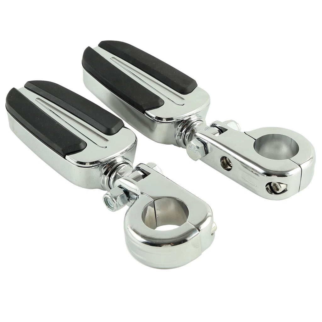 1 1/4" Engine Guard Footrests Pegs for Harley Touring (Universal)